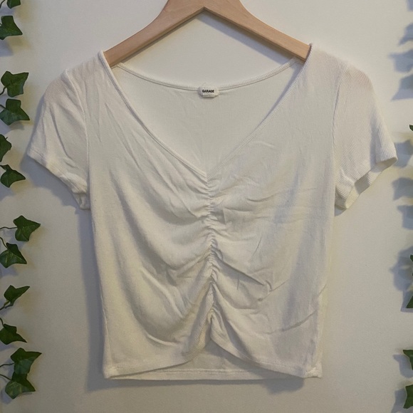 GARAGE white tee - Picture 1 of 2